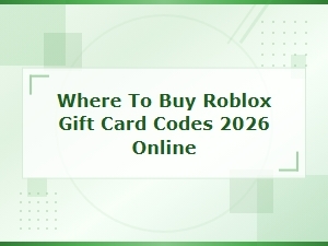 Where to Buy Roblox Gift Card Codes 2026 Online – Trusted Stores & Deals