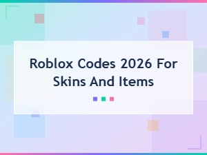 Roblox Promo Codes 2026 for Free Skins and Items – Updated List